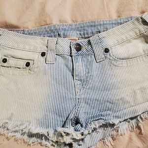 True Religion denim shorts.